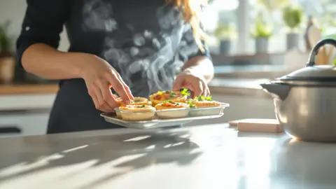 Tieto vaječné muffiny za 1,50 € sú hotové za 15 minút na rýchle a výživné raňajky.