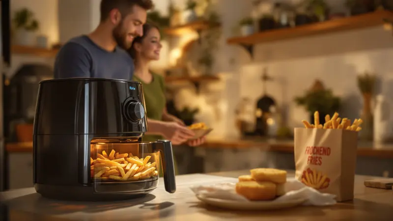 Hlbokozmrazené hranolky: vysoké hodnotenia na Yuka, môžu zmeniť varenie v teplovzdušnej fritéze?